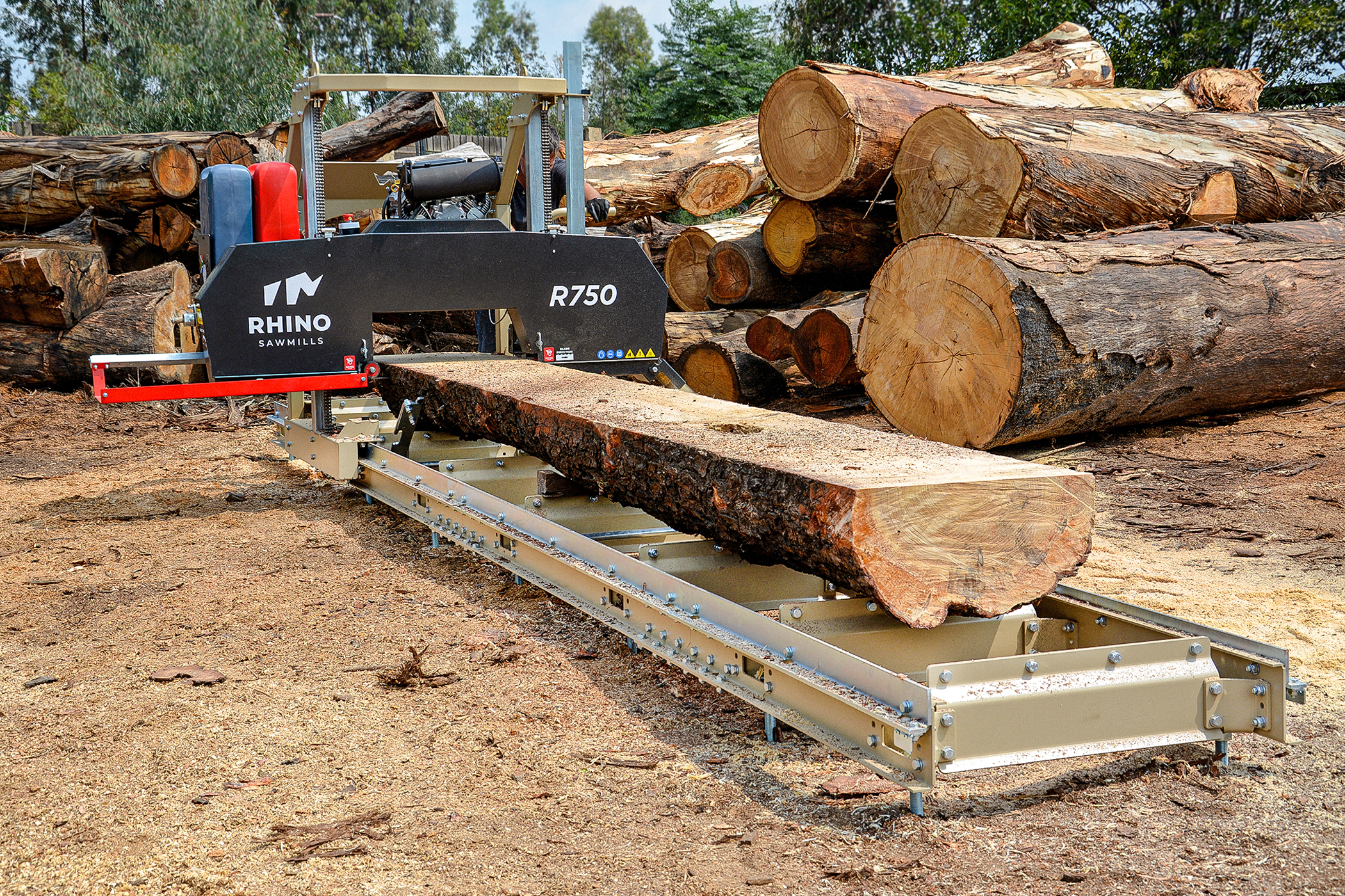 Rhino Sawmills R750 Sawmill Operating in Africa