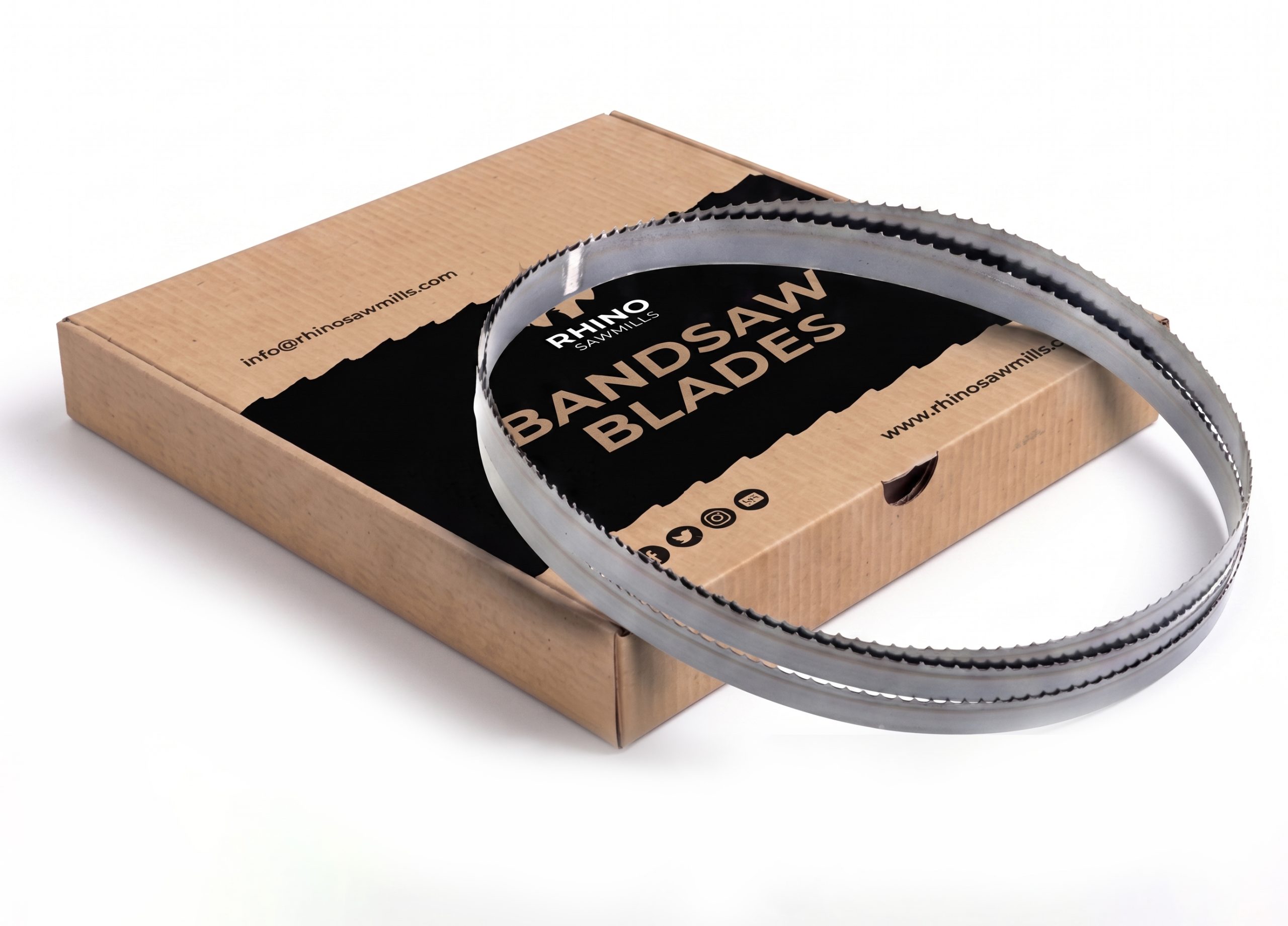 Rhino Bandsaw Blades Box Packaging and Blades
