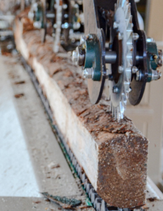 Blade guide bearings Rhino feed logs