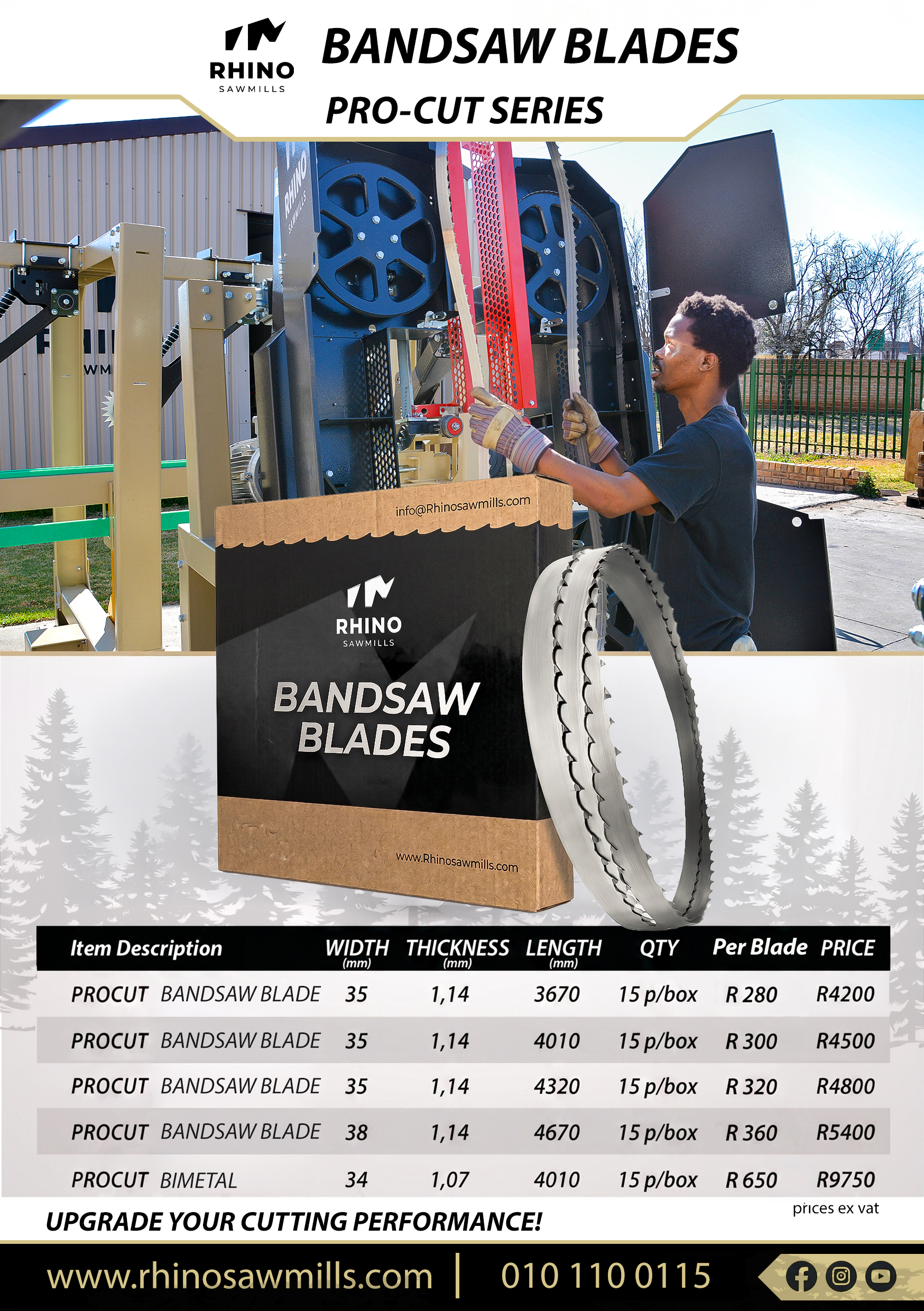 Pro-Cut Bandsaw Blades Flyer